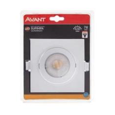 Imagem de Spot 7w Quadrado Led 3000k Bivolt Embutir Avant
