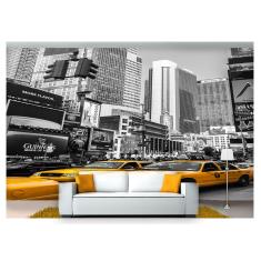 Imagem de Papel De Parede Cidade Prédios Ny Taxi 3D Ncd175