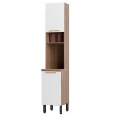 Imagem de Paneleiro 40cm 2 Portas Mel/branco