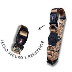 Imagem de Coleira Cachorro Pet Pequeno Médio Grande Porte - Camuflada  - Woof Me