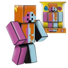 Imagem de Boneca Mana 25cm Youtuber Articulada Gamer Skin Stremears Algazarra