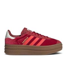 Imagem de Adidas Gazelle Bold Tênis feminino, Vermelho/vermelho brilhante/branco, 38