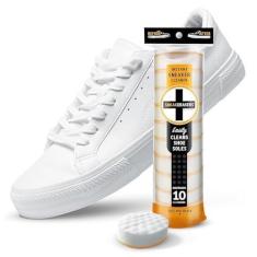 Imagem de SneakERASERS Limpador instantâneo de sola e tênis - Kit de limpeza de sapatos premium com esponjas de dupla face - Limpador eficaz de sapatos para tênis brancos, tênis - Design fácil e suave, pacote