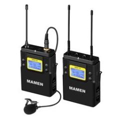 Imagem de Microfone Lapela Sem Fio Profissional MAMEN - WMIC-01