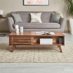 Imagem de Mesa Centro Madeira 2 Portas de Correr Sean