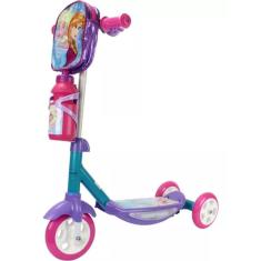 Imagem de Patinete Frozen 3 Rodas Mochila e Garrafinha - bbr Toys