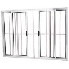 Imagem de Janela Vitro 4 Folhas Alum nio Brilhante 1.00  X 1.50 Modular