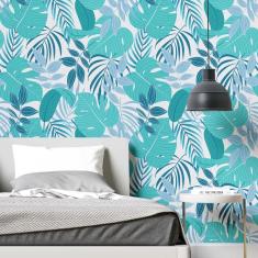 Imagem de Papel de Parede Adesivo Folha Natureza N02180 Rolo de 0,58x3,00M