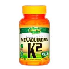 Imagem de Vitamina K2 (Menaquinona) - 60 Cápsulas - Unilife