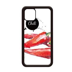 Imagem de Chili Vegetable Tasty Healthy Watercolor para iPhone 12 Pro Max Capa para Apple Mini Mobile Case