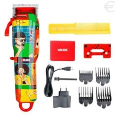 Imagem de Maquina Cortar Cabelo Wmark Personalizada Lâmina Taper