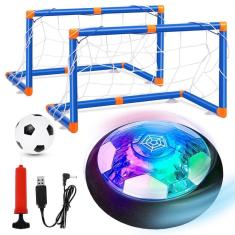 Imagem de Bola de futebol Hover OurHonor 2 em 1 com luz noturna LED para crianças com mais de 6 anos