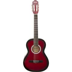 Imagem de Violão Acústico Infantil de Nylon para Destros com Tensor TCG 360 Vermelho Thomaz