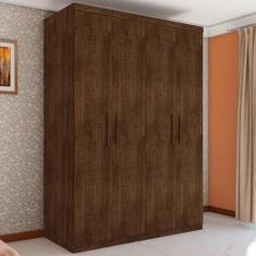 Imagem de Guarda Roupa Miami Casal Quatro Portas Malbec