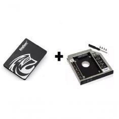 Imagem de Hd Ssd 240Gb 2.5 Kingspec Sata Ill + Caddy 9,5