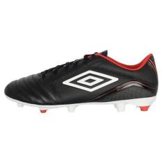 Imagem de Umbro Chuteira masculina Classico 12 Fg, Preto/branco/vermelho, 41