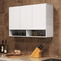 Imagem de Armario Aereo Mil o Cozinha 3 Portas E 2 Nichos