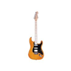 Imagem de Guitarra Eletrica Strato Michael Rocker Gms250 C P2 Playback Cor Amber Orientação Da Mão Destro