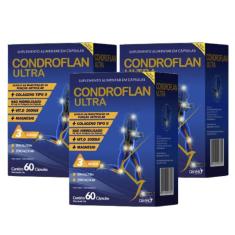 Imagem de Kit Suplemento Alimentar Condroflan Ultra Airela 60 Cápsulas - 3 Unidades