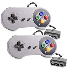 Imagem de 2 Controle Para Super Nintendo Joystick Snes Botão Colorido