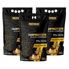 Imagem de Kit 3X Whey Protein Isolado Iso Blend Complex 2Kg - Pretorian
