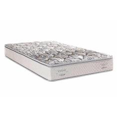 Imagem de Colchão Solteiro Espuma Compact AG 65 / Santorini C1604 ErgoPlus Malha Pillow Top (88x188x25) - Herval