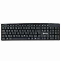 Imagem de Teclado USB Padrão ABNT2 107 Teclas Monocron Preto MN8236
