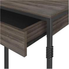 Imagem de Mesa em L para Escritório Computador 1 Gaveta Industrial 