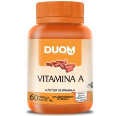 Imagem de Vitamina A Alto Teor Apenas 1 Cápsula Dia 60 Cápsulas – Duom