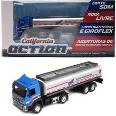 Miniatura Caminhão Brinquedo Infantil Iveco Tanque Gasolina