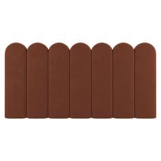 Imagem de Painel Cabeceira Cama Box Casal Queen Size Lana 160cm Suede Terracota - Abmaza