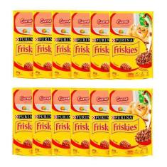 Imagem de Ração Úmida Para Gatos Friskies Adultos Sabor Carne Ao Molho Em Sachê
