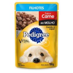 Imagem de Ração Pedigree Sachê Carne Ao Molho Para Cães Filhotes
