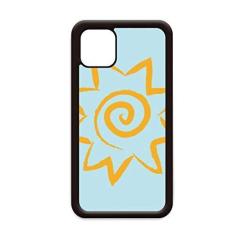 Imagem de Capa amarela com pintura à mão sol para iPhone 12 Pro Max para Apple Mini Mobile Case Shell