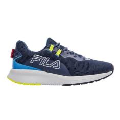 Imagem de Tenis Fila Ride Masculino,Marinho/Azul/Limão,42