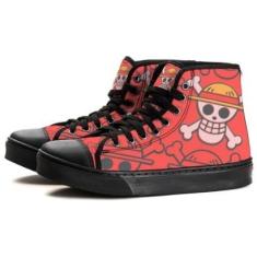 Imagem de Tênis Cano Alto Série Anime 4 One Piece-Unissex