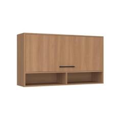 Imagem de Armário Aéreo de Cozinha 1 Porta Basculante 120cm com Nicho Havana Rovere