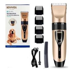Imagem de Maquina De Tosar Para Pet Recarregável Cães Gatos Pet Nova Vida ND-990