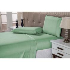 Imagem de Jogo De Lençol Casal Linha Charme Cama Box 4 Peças Palha