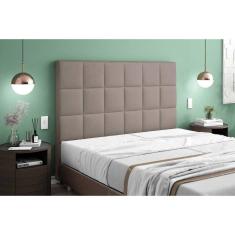 Imagem de Painel de Cama Box Estofada King Nairobi Plus Camurca - Simbal
