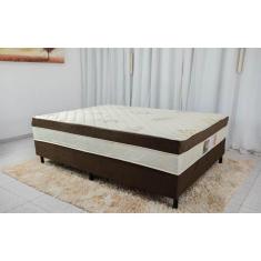 Imagem de Cama Box Casal Nosso Sonho Marrom Conjugado 755x135x188cm
