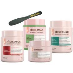 Imagem de Creme Massagem Localizada+Esfoliante+Argila Branca Hidramais