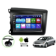 Imagem de Central Multimidia Honda Civic 12 a 16 Com Moldura e Camera - Polipart