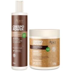 Imagem de Kit Apse Crespo Power Creme De Pentear + Gelatina Ativadora 300ml