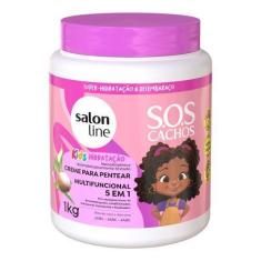 Imagem de Creme De Pentear Salon Line SOS Cachos 5 Em 1 Hidratação Kids 1Kg