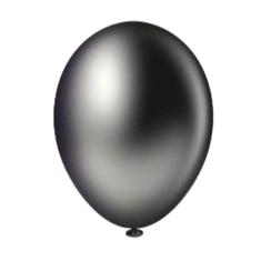 Imagem de Balão Látex Pic Pic nº8 Preto 50 unidades