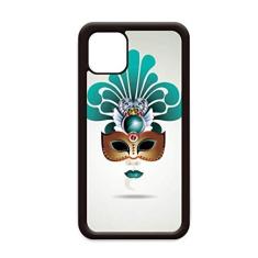 Imagem de Capa Cyan Head Happy Carnival of Venice para iPhone 12 Pro Max para Apple Mini Mobile Case