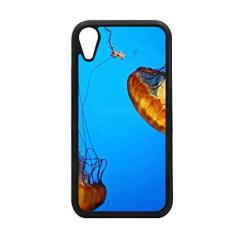 Imagem de Capa para iPhone XR com imagem da natureza de água-viva do oceano para proteção de telefone Apple