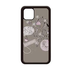 Imagem de Sapatos de salto alto padrão floral bolsa para iPhone 11 Pro Max capa para Apple Mobile Case Shell