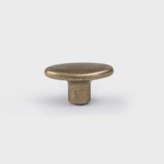 Imagem de Kit 14 Puxador Oval Para Porta Gaveta Puxador Ouro Velho